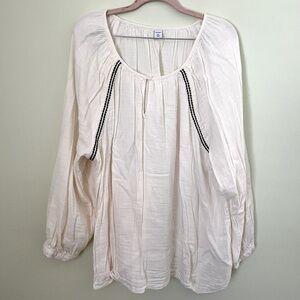 Old Navy plus size peasant style top
